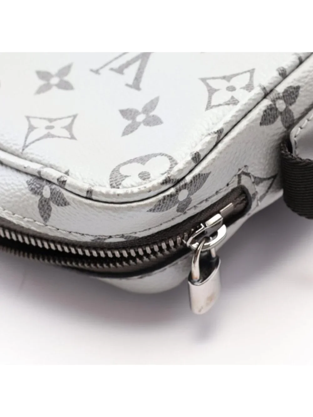 Louis Vuitton Shoulder Bag Reflective Messenger PM Monogram Silver